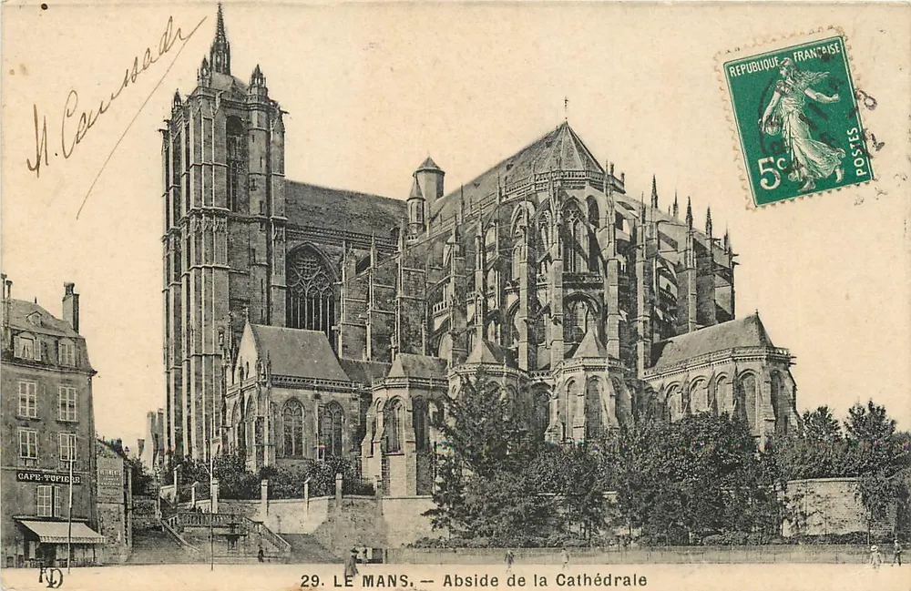 Le Mans — Abside da Catedral — Editor: Cape-Tufiels, n°29 - Frente