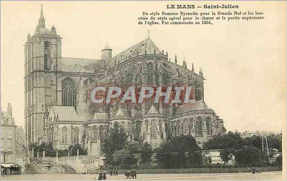 Le Mans — Saint-Julien — Igreja - Frente