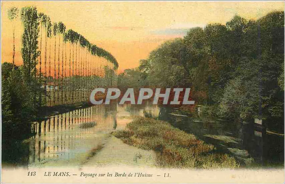 Le Mans — Paysage sur les Bords de l'Huisne — L.1. - Recto