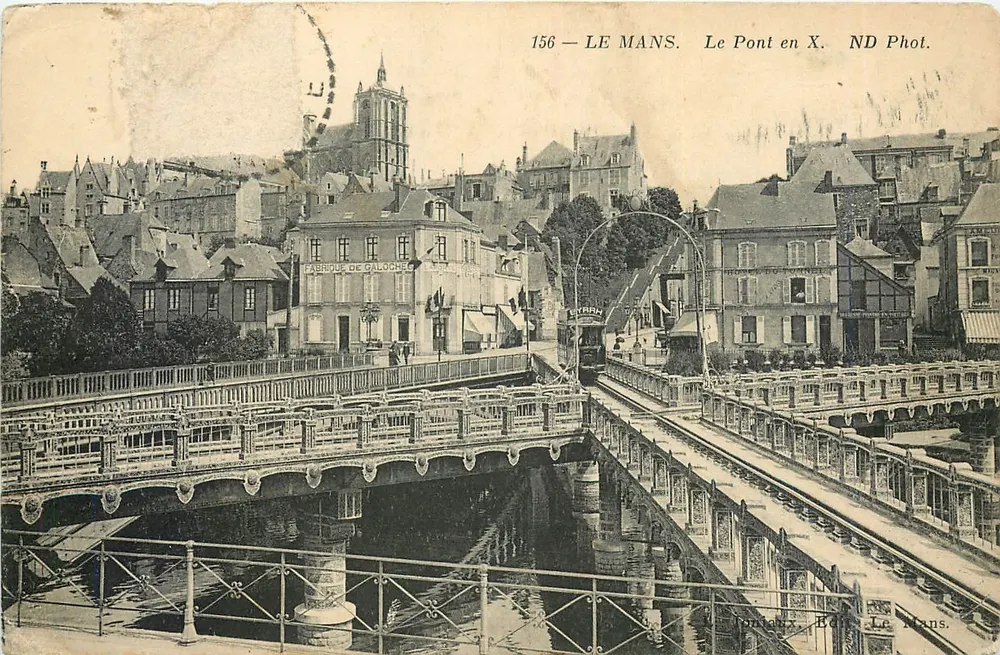 Le Mans — O Ponte em X — ND Fot. - Frente