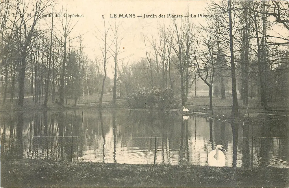Le Mans — Jardin des Plantes — La Pièce d'eau — Salle des Dépêches - Vorderseite