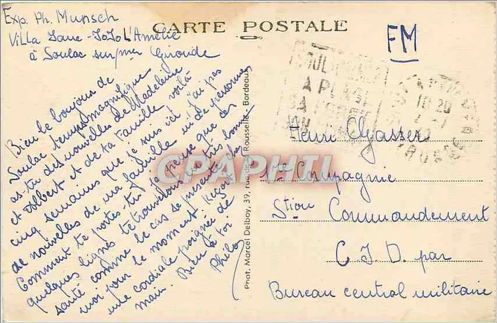 SOULAC-sur-MER (Gironde) — Der Ponton und die Strände — M. D. - Rückseite
