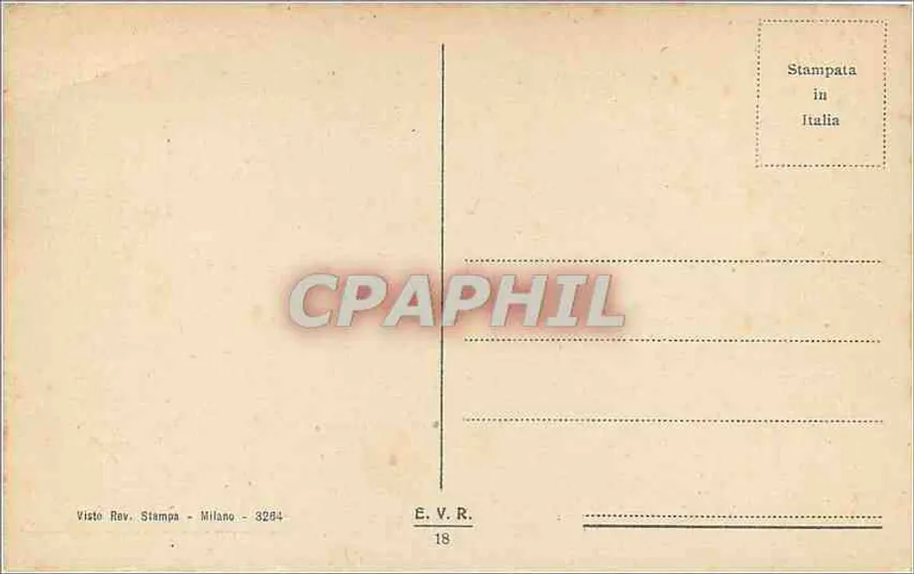 Riccia - Igreja de S. Paulo — Editor E.V.R. n°18 - Verso