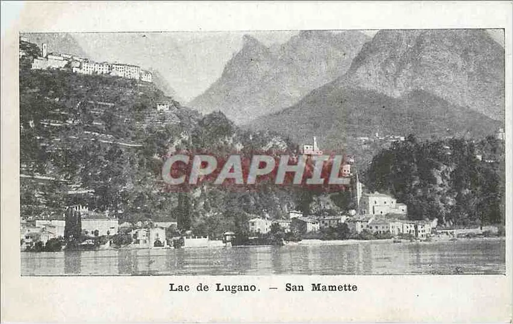 Lago de Lugano — San Mamette - Frente