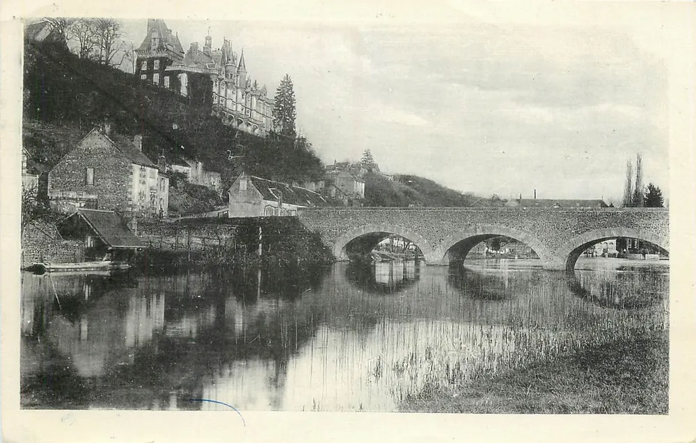 Brücke über den Loir — Montigny-le-Gannelon (E.-et-L.) — L. Le Normand, Orléans - Vorderseite