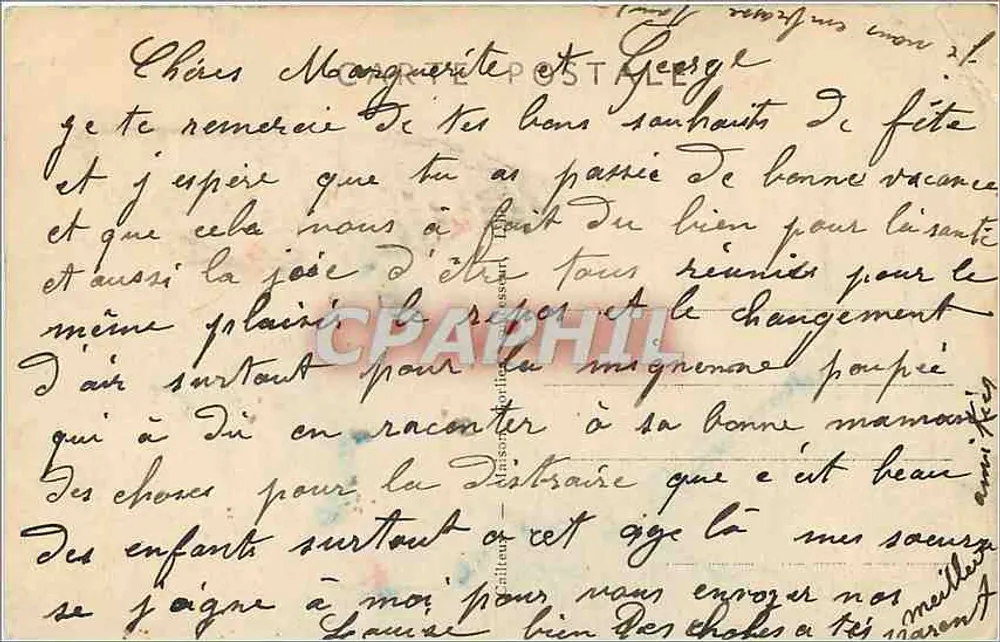 Lille — Praça Jussieu — Busto e estátua monumentais — E.C. n°7 - Verso