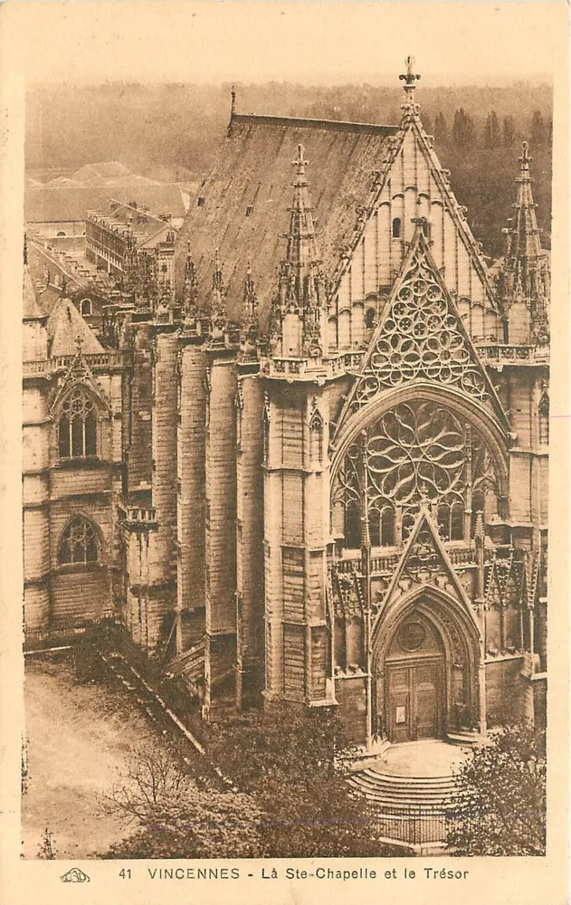 Vincennes - La Ste-Chapelle et le Trésor — Édité par LES AMIS DE VINCENNES, n° 41 - Recto
