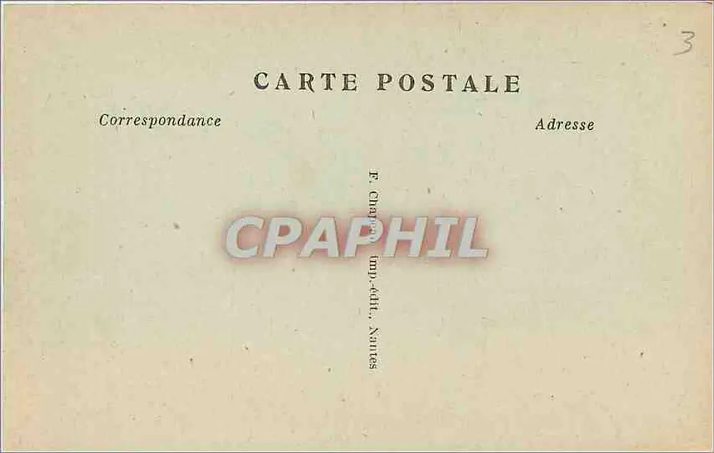 NANTES — Cour du Château - Le Donjon — La Loggia XVᵉ siècle - Verso