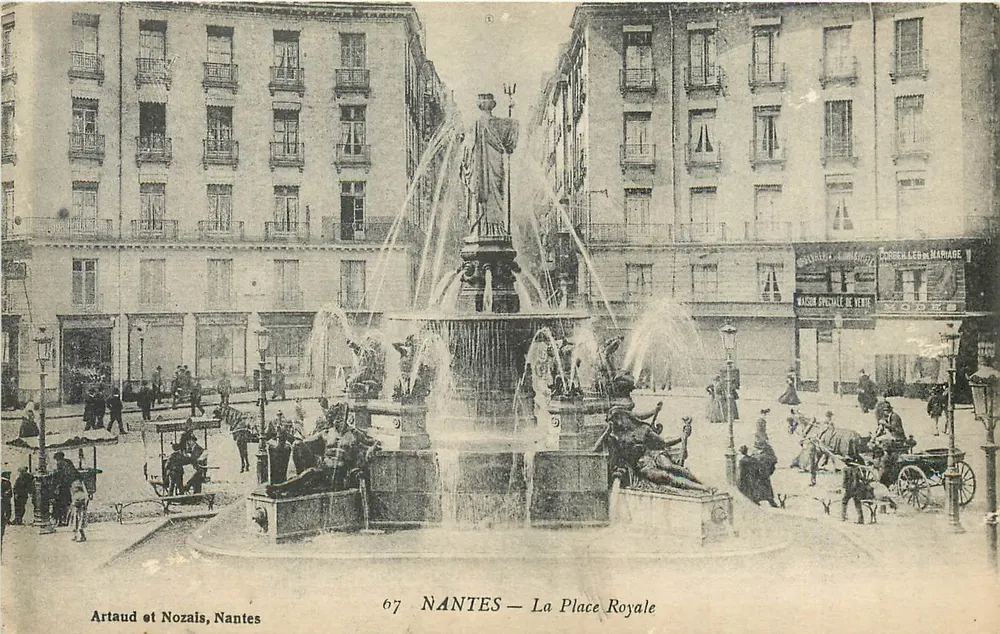 NANTES — A Place Royale — Artaud et Nozais, n°67 - Frente