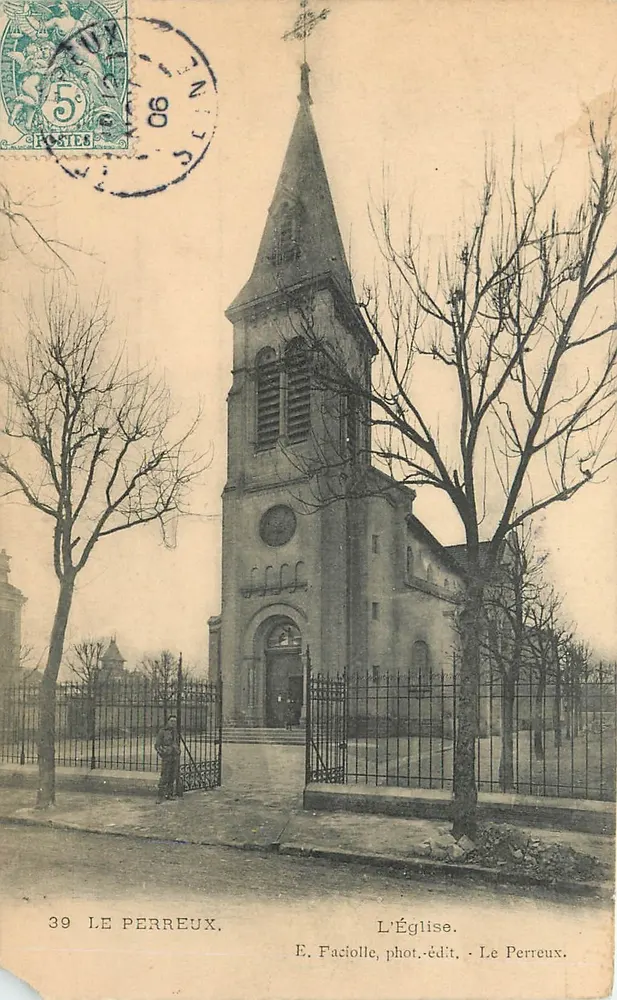 A Igreja — Le Perreux — E. Faciollé, fot.-edit. - Le Perreux. - Frente