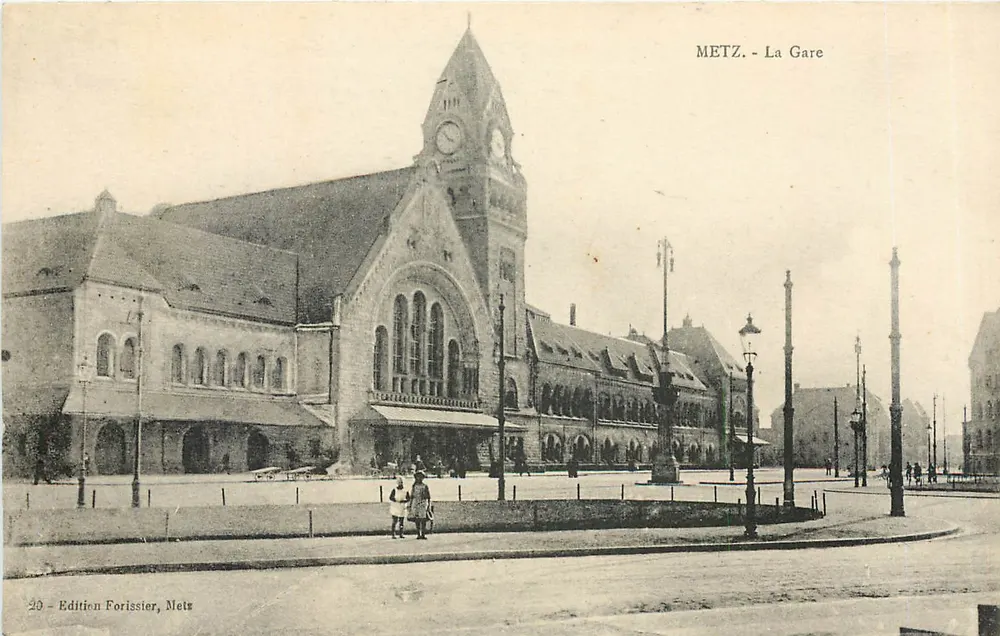 Metz - Gara — Wydawnictwo Forissier, Metz, nr 20 - Awers