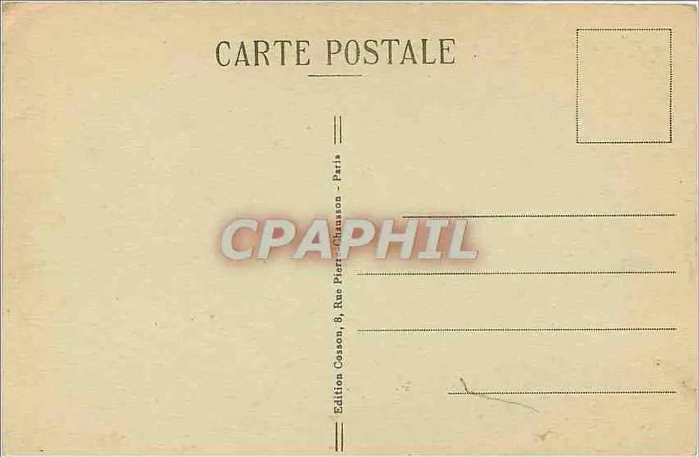 Paris — Der Square d'Anvers und der Sacré-Cœur — Allgemeine Ansicht — C. M. - Rückseite