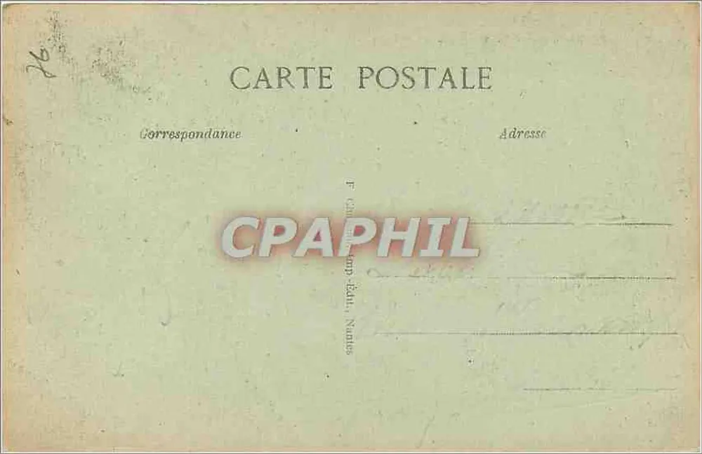 Batz (Loire-Inf.) — A Grande Côte — editor não visível, n° de série 54 - Verso
