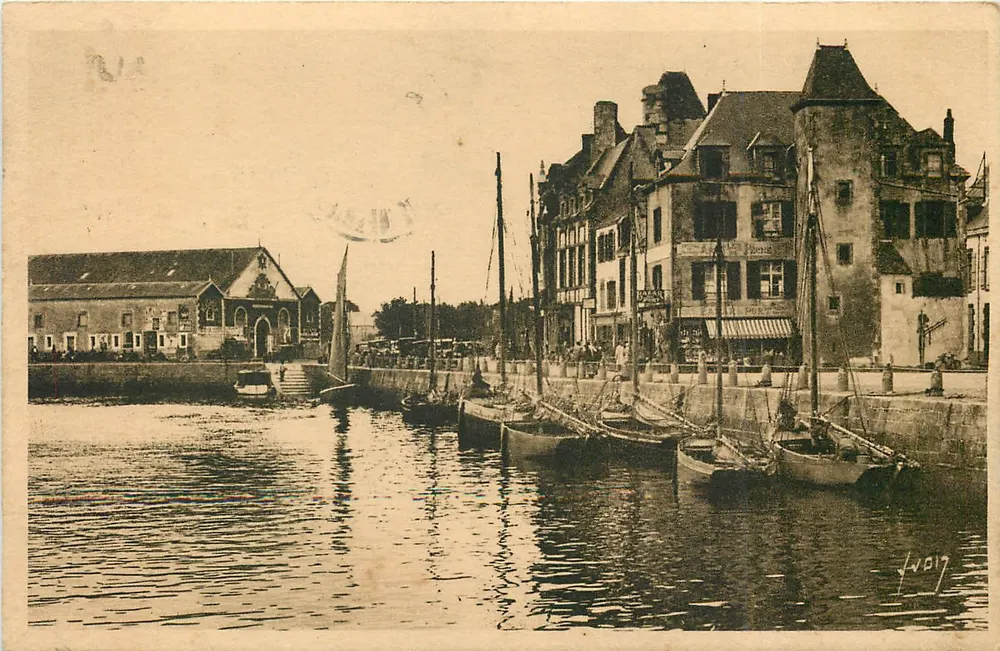 Der Hafen von Aiguillon — Loire-Inférieure — Les Éditions d'Art Françaises - Vorderseite