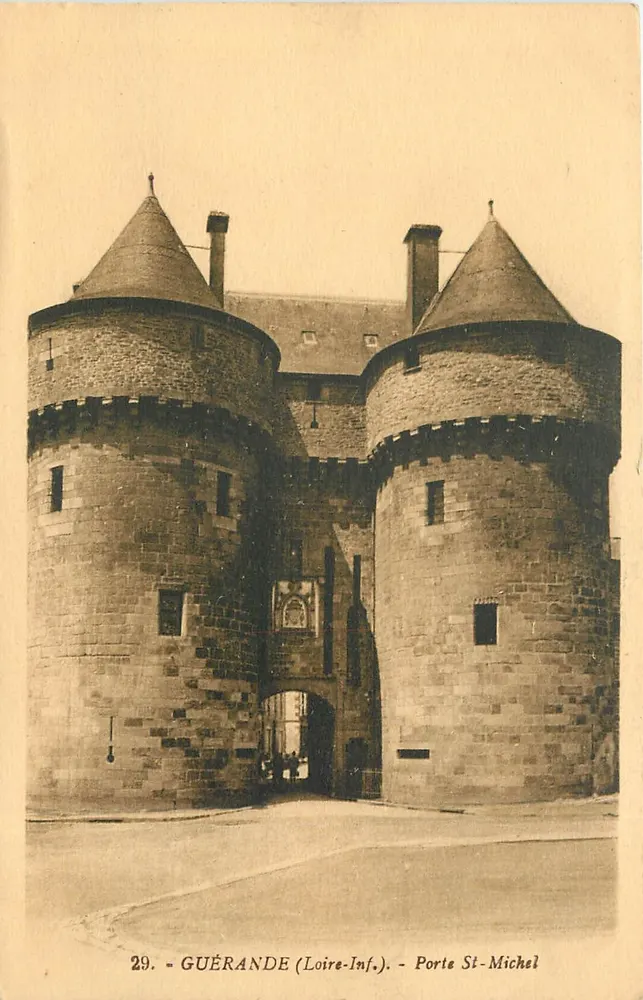 Guérande (Loire-Inf.) — Porta St-Michel — G. Arannd, Nantes - Frente
