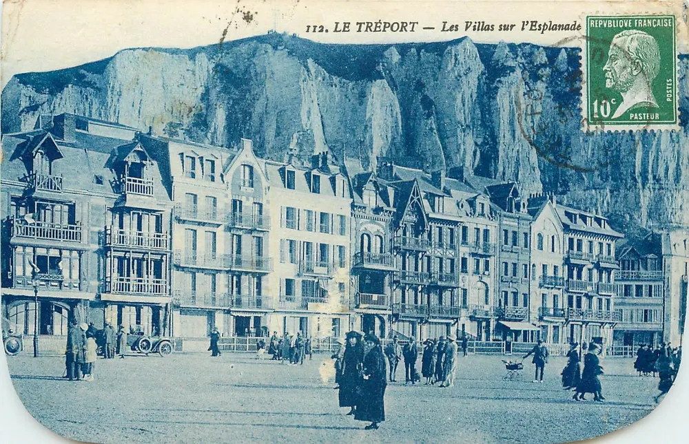 Le Tréport — Les Villas sur l'Esplanade — G. Bormain, phot. Tréport, n°112 - Frente