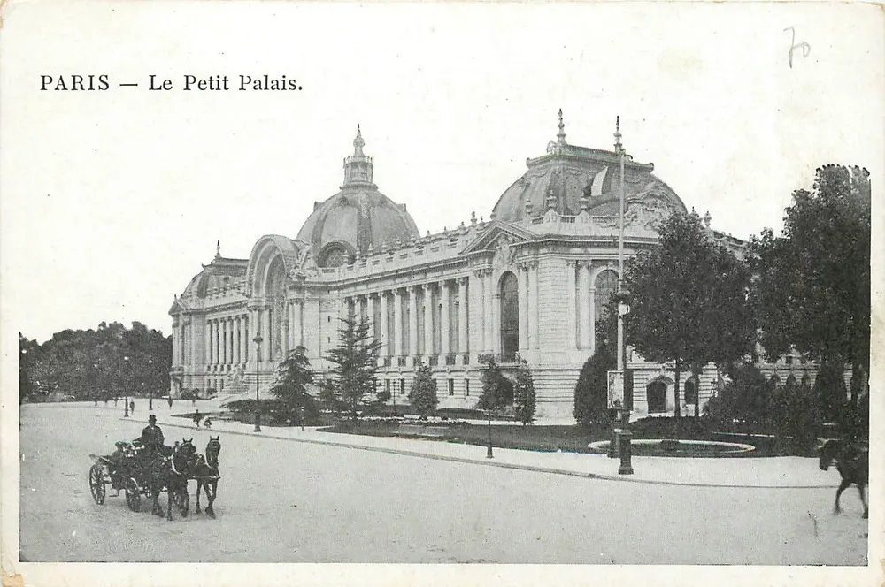 PARIS — O Pequeno Palácio. - Frente