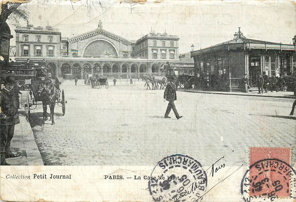 Paris — A Estação da Leste — Coleção Petit Journal - Frente