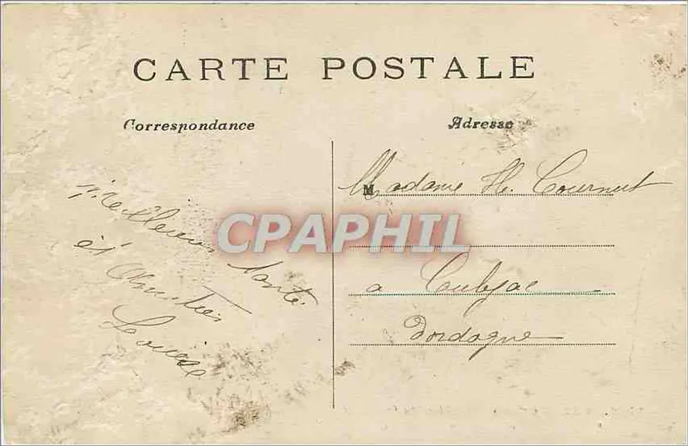 Paris (1er arrt) — La Place du Carrousel et le Louvre — G.M. n°1469 - Verso