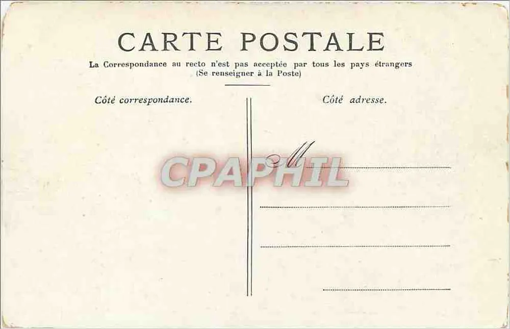 PARIS — O Ponte do Carrousel — Editor não identificado - Verso