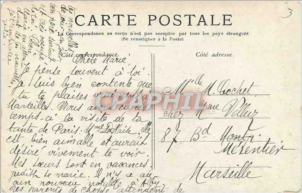 Paris — O Ponte Alexandre III — Editor não identificado, número de série não visível - Verso