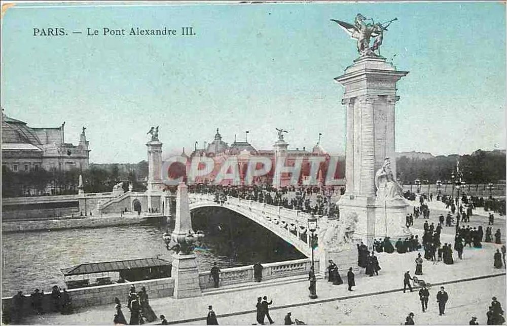 Paris — O Ponte Alexandre III — Caphil - Frente