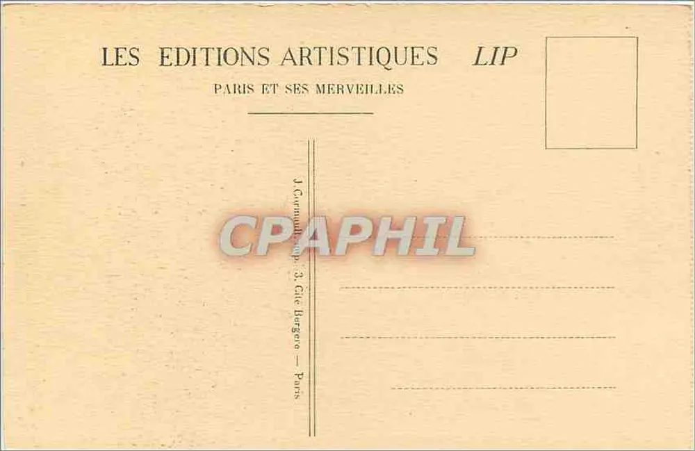 Paris - O Grand Palais — vista externa — editor LIP, n° 96 - Verso