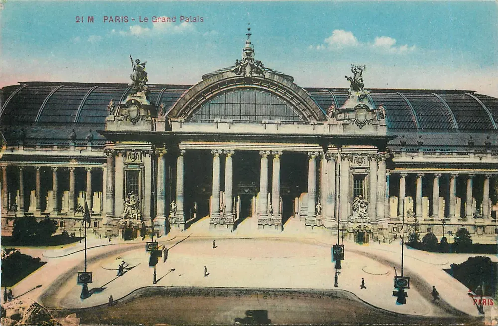 Paris - O Grand Palais — vista geral — editor 21 M - Frente