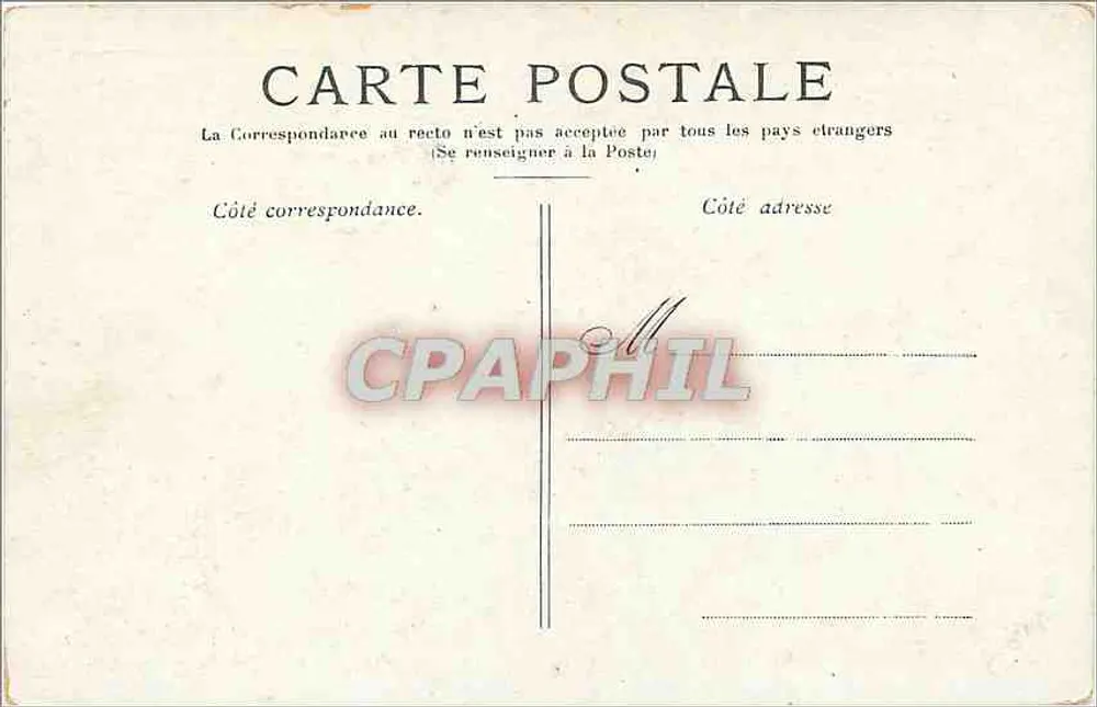 PARIS — Das Kleine Palais, Champs-Élysées — Schokolade Guérin-Boutron, Paris - Rückseite