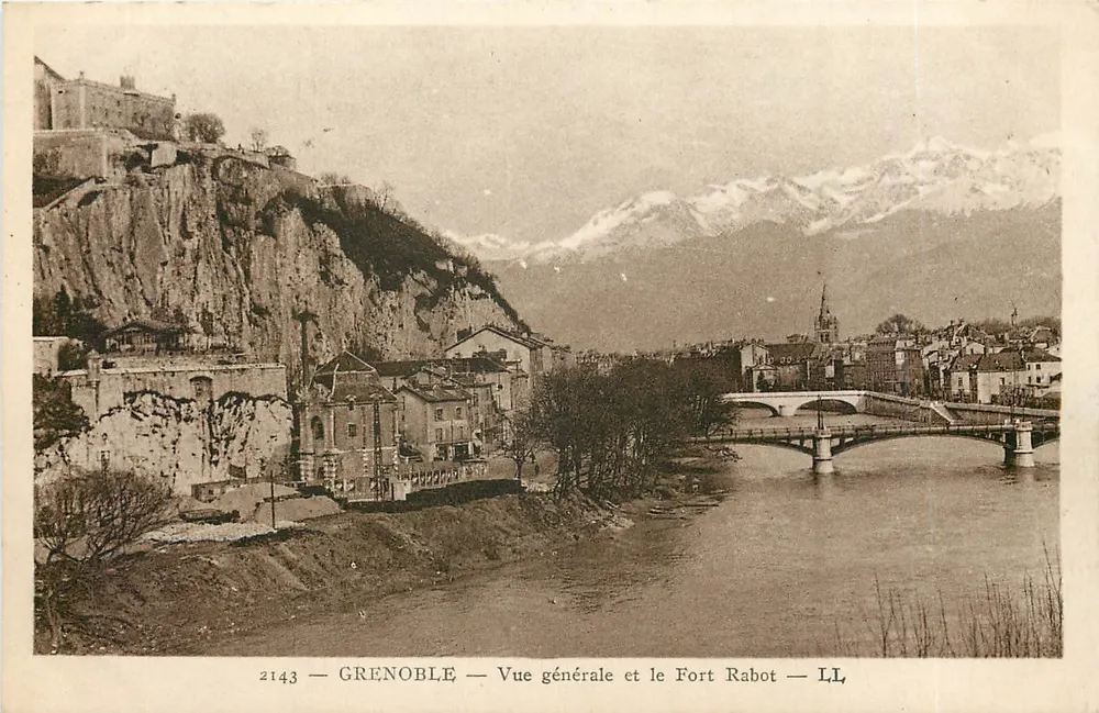 Grenoble — Vista generale e il Forte Rabot — LL - Recto