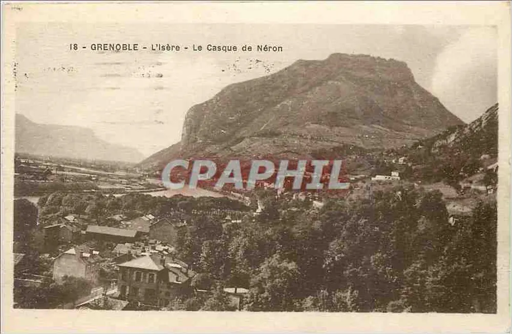 Grenoble - O Isère - O Casco de Néron — Edição Martinollo Frères, Grenoble - Frente
