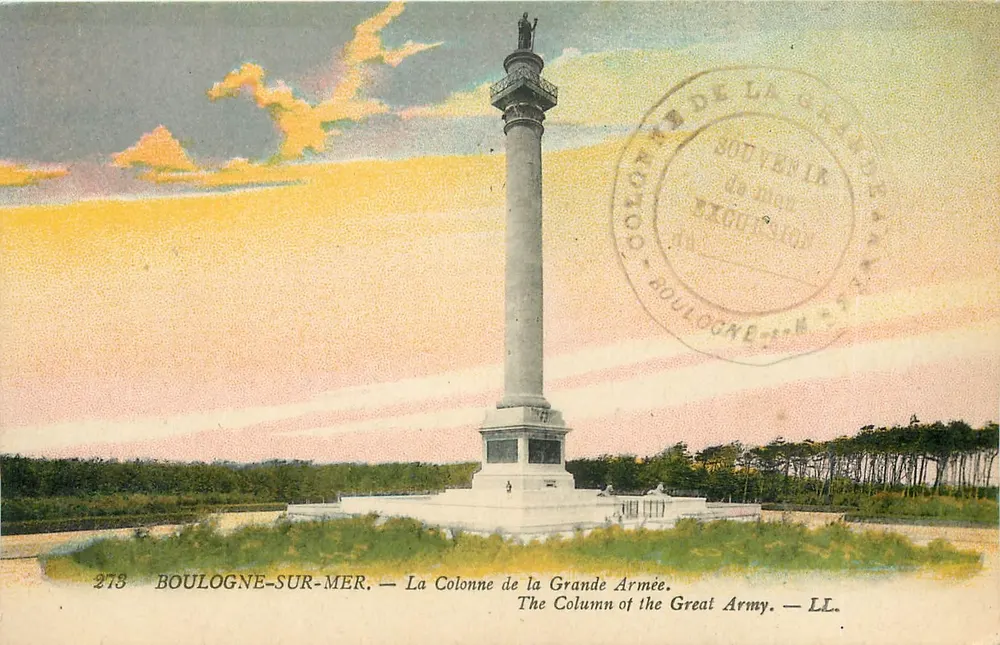 Boulogne-sur-Mer — Die Säule der Grande Armée — Verlag LL, n° 273 - Vorderseite