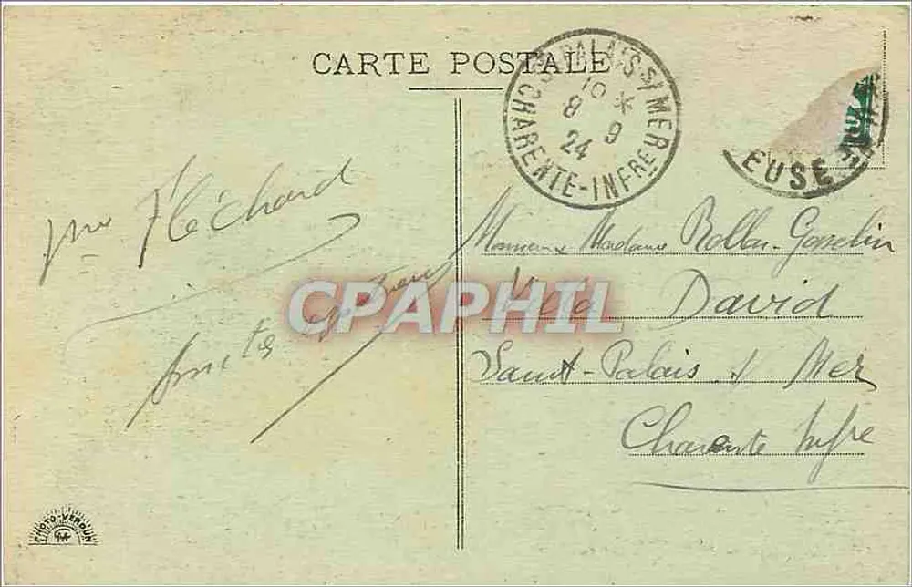 Die Schlacht von Verdun — Der Ravin der Dame, genannt der Todesschlucht — Verleger nicht sichtbar - Rückseite