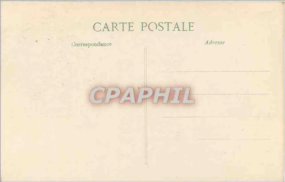 Geral Joffre — Geralíssimo das Forças Francesas em 1814 — Cliché Eugène Pirou - Verso