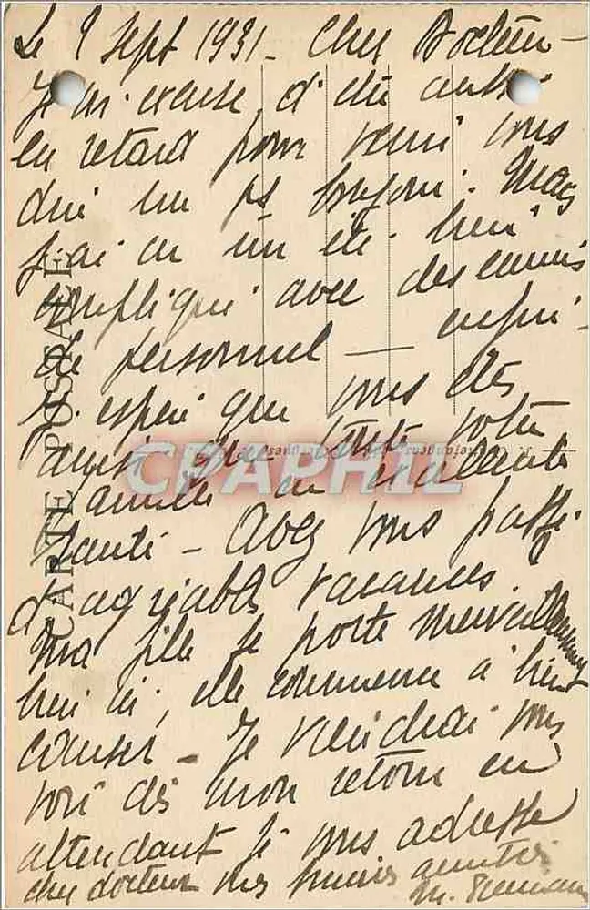 Le Mont-Dore — Vista geral — g.d'o. - 1409 - Verso
