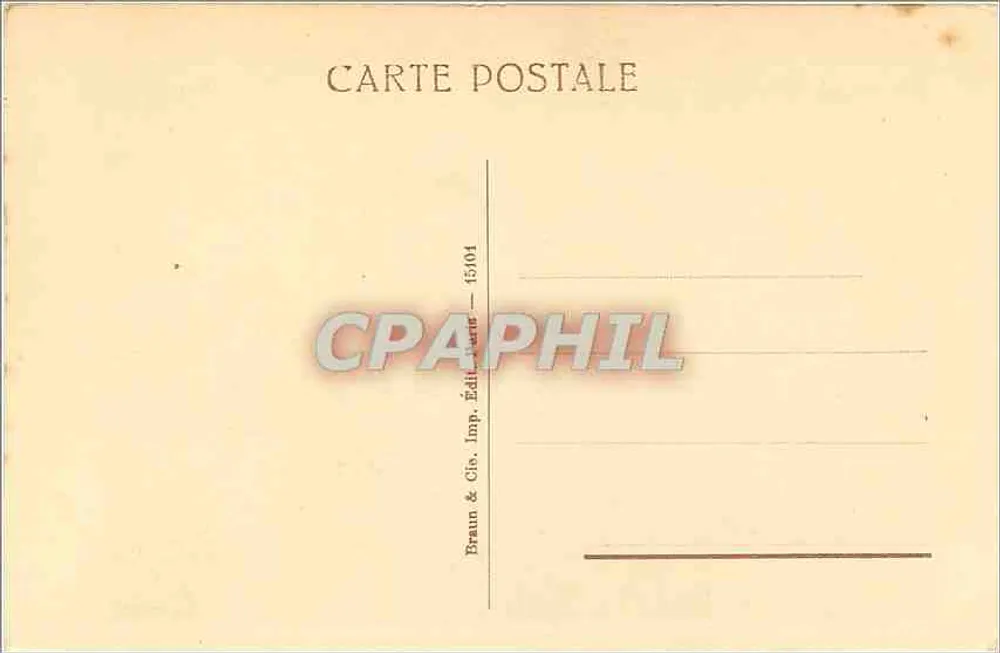 O Homem com o Cesto — J.-F. Millet — Braun & Cie, Imp. Édit. Paris — 45004 - Verso