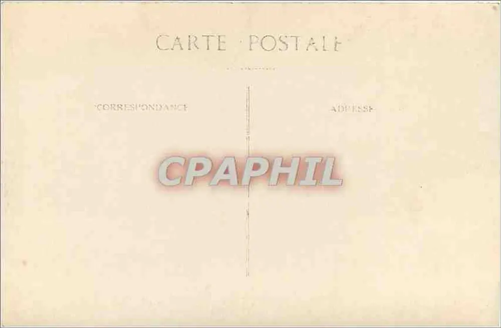 Caminho florestal — vista de primavera — cartão postal anônimo - Verso