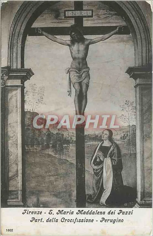 Firenze - S. Maria Maddalena dei Pazzi - Part. della Crocifissione - Perugino - Recto