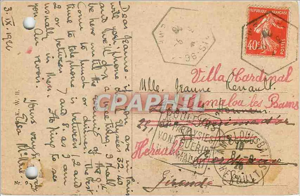 Viena, Catedral de São Estêvão — vista panorâmica — editor desconhecido, n°9 - Verso