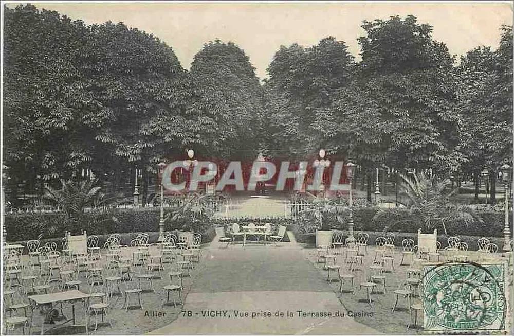 Vichy — Vue prise de la Terrasse du Casino — Allier 78 - Recto