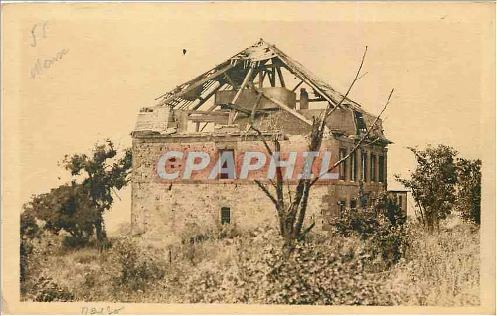 Montfaucón — L'Osservatorio del Kronprinz — Edizione Verdun - Recto