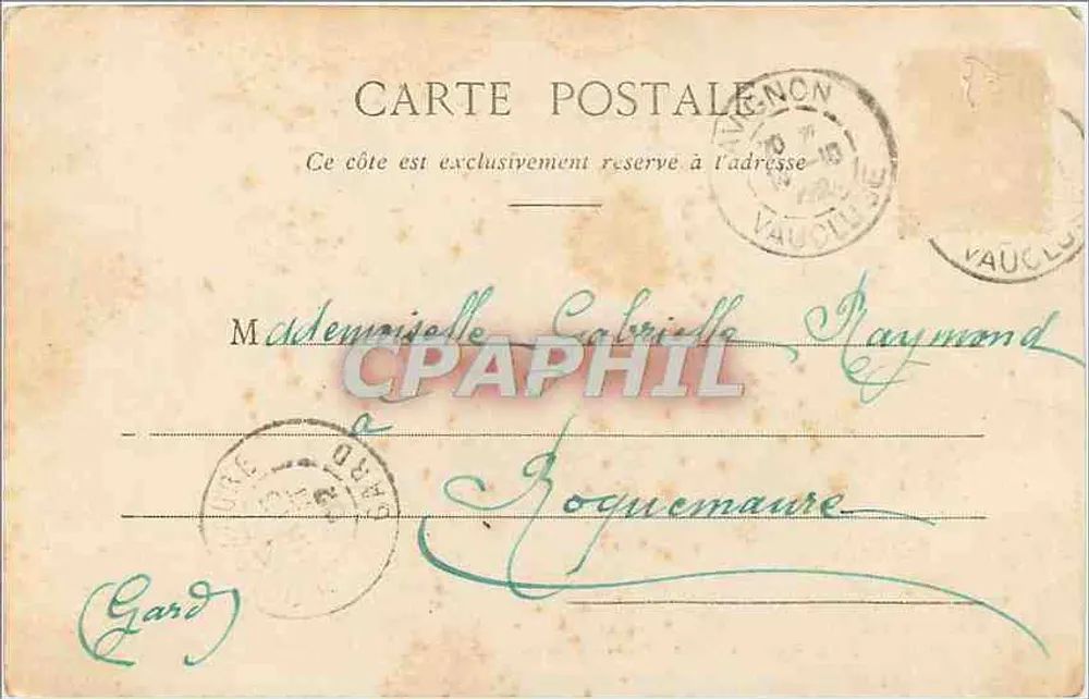 Versailles - Das Dorf der Marie-Antoinette - Das Herrenhaus — C. Bieller, Verlag Versailles, Phototypie A. Borgerot et Cie, n°22 - Rückseite