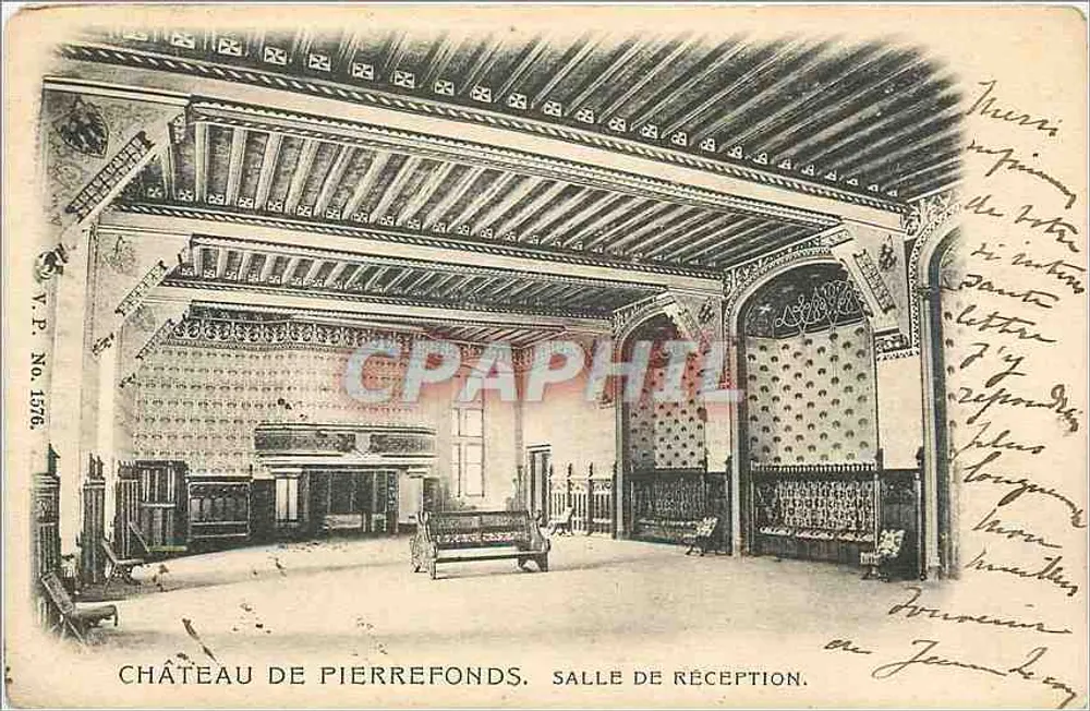 Schloss Pierrefonds. Empfangshalle — V.P. Nr. 1576 - Vorderseite