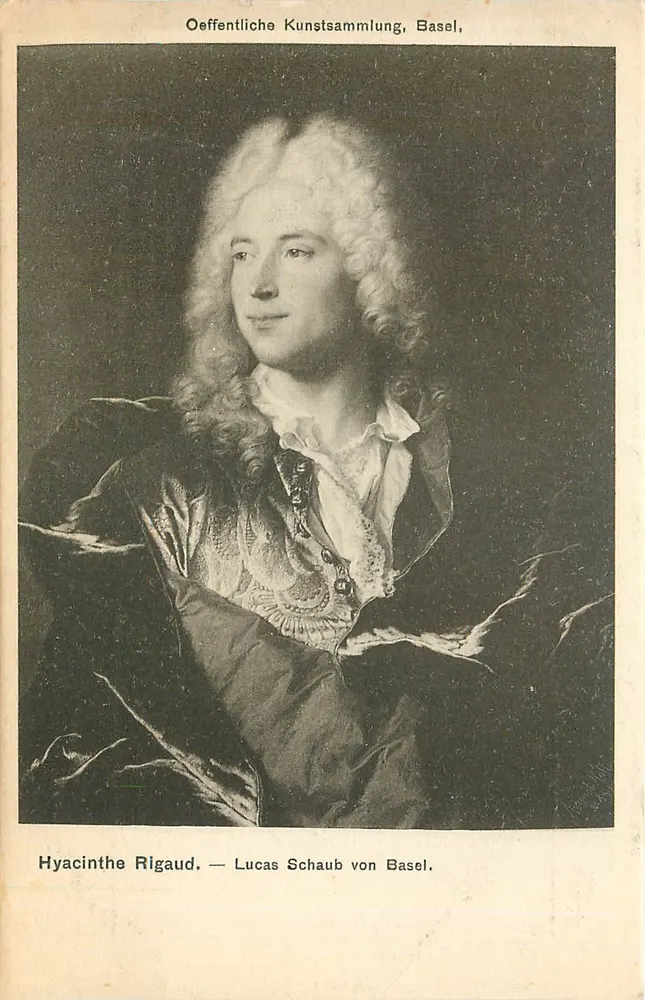 Hyacinthe Rigaud — Lucas Schaub von Basel — Oeffentliche Kunstsammlung, Basel - Frente