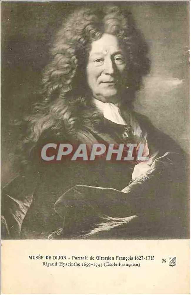 Porträt von Girardon François — Museum Dijon — Französische Schule — Nr. 79 - Vorderseite