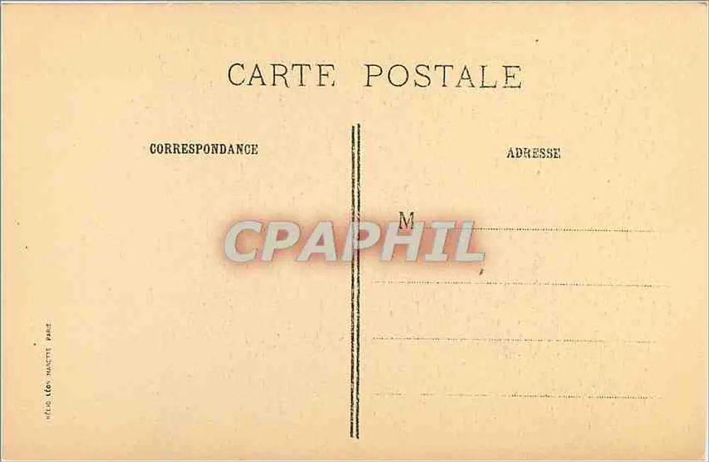 Ruínas romanas — Museu Jacquemart-André — J. E. Bulloz, Editor, Paris - Verso