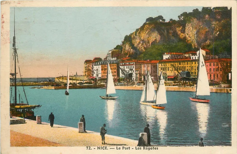 Nice — Het Haven — De Regatten — L. Gilletto en Cie, Fot. Ed. Nice, n°72 - Voorkant