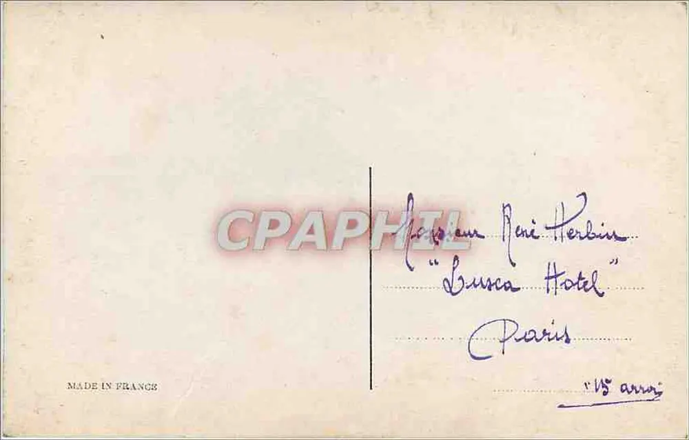 Casal com buquê de flores — Collette, n°319 - Verso