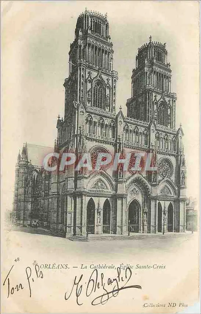 Orléans — La Cathédrale, Église Sainte-Croix — Collections ND Phot - Recto