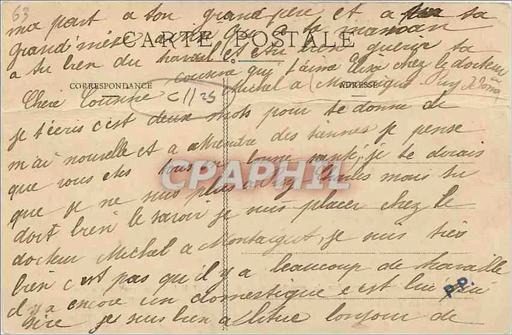 Nossa Auvergne (Região do Puy-de-Dôme) — três mulheres em traje tradicional — Antonin MEYNIEL e Regis M. - Verso